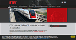 Desktop Screenshot of etrinet.com